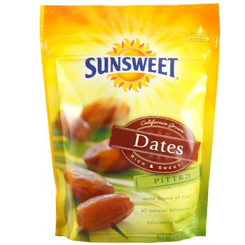 Fruta Deshidratada Datiles Sin Semilla Sunsweet Paquete 227 G