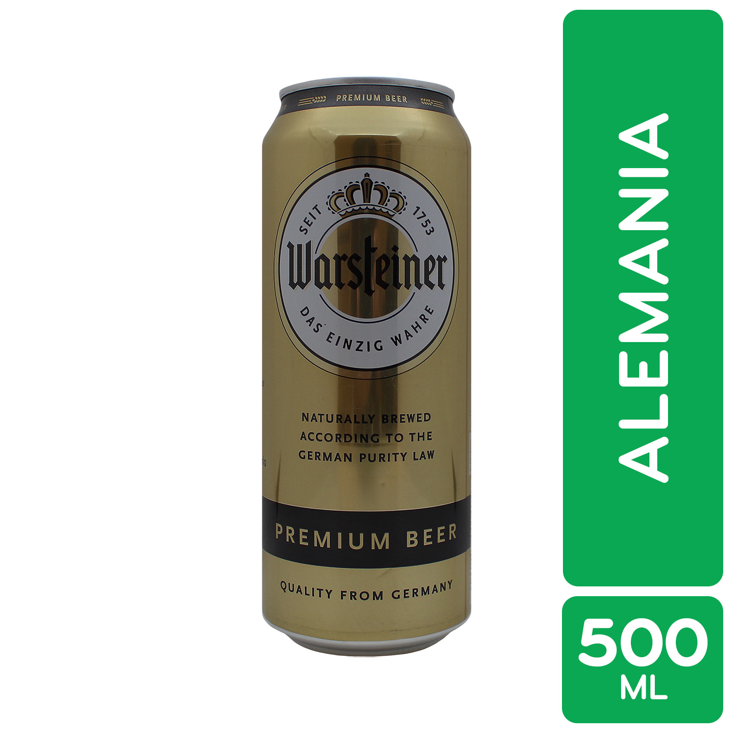 Cerveza Importada Alemania Warsteiner Lata 500 Ml