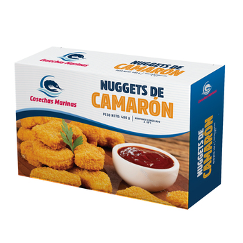 Nuggets Camaron Caja 350 G Cosechas Marinas