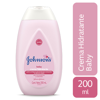 Crema Humectante Hidratacion Johnson & Johnson Envase 200 Ml