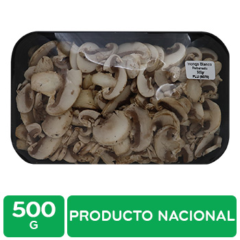 Hongo Blanco Rebanado Auto Mercado Bandeja 500 G