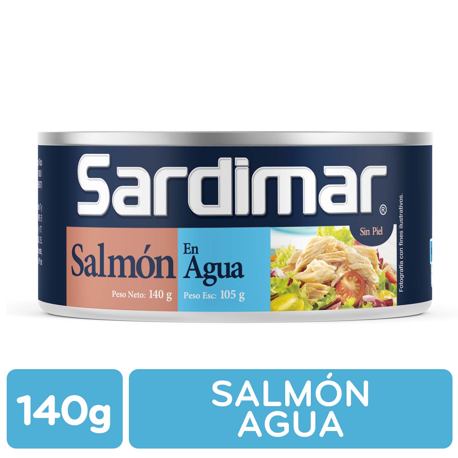 Salmon Agua Sardimar Lata 140 G