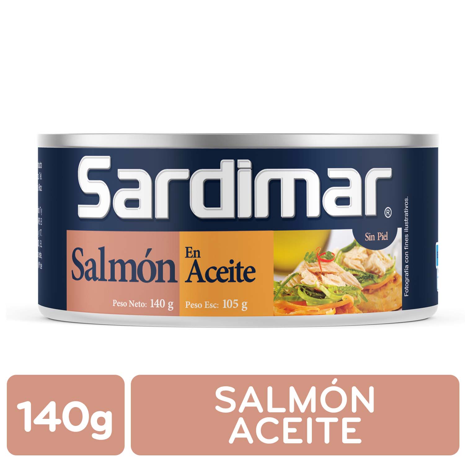 Salmon Aceite Sardimar Lata 140 G
