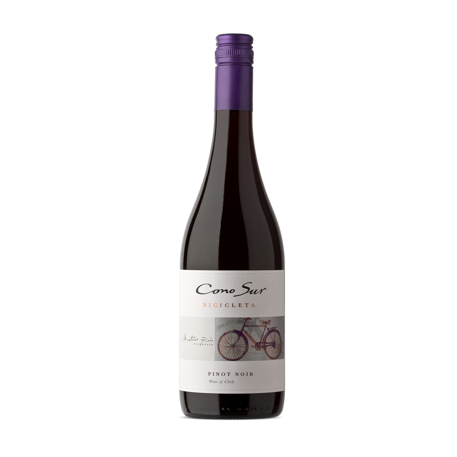 Vino Tinto Chile Pinot Noir Bicicleta Botella 750 Ml