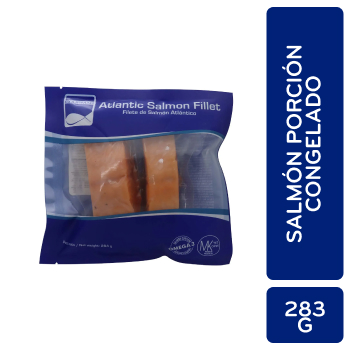 Salmon Porcion Congelado Paquete 283 G Gourmar
