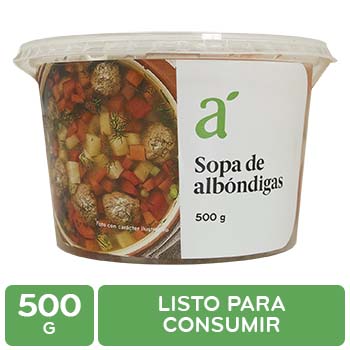 Sopa De Albondigas Auto Mercado Unidad 500 G