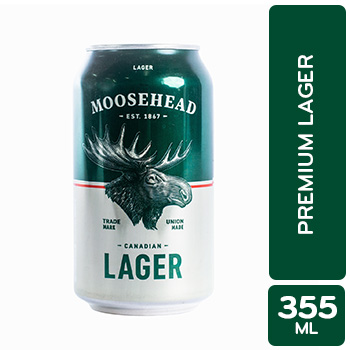 Cerveza Importada Lager Canada Moosehead Lata 355 Ml