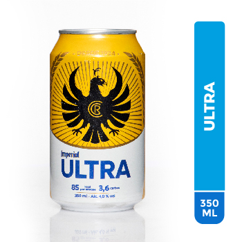 Cerveza Nacional Ultra Costa Rica Imperial Lata 350 Ml