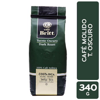 Cafe Molido Gourmet Tueste Oscuro Britt Paquete 340 G