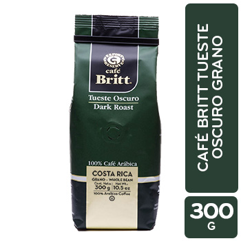 Cafe Grano Gourmet Tueste Oscuro Britt Paquete 340 G